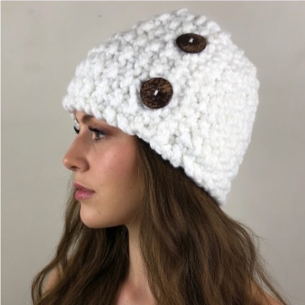 NWOT Lewis Knits Hand Knit Ear Warmers Headband